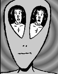 Pinky gets a stamp from Outer Space